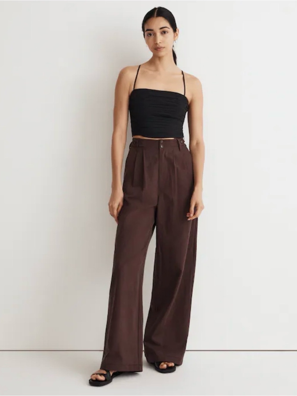 Madewell Harlow wide leg trouser